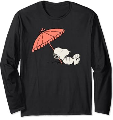 Peanuts Regenschirm entspannen Langarmshirt