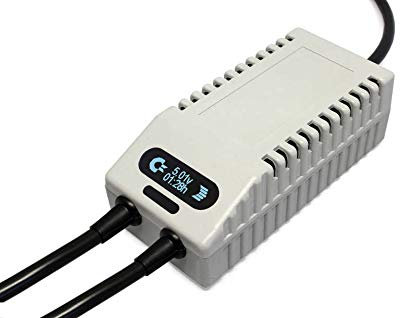 C64 FDD Dual PSU OLED Digital Gray EU - Ersatz-Netzteil Commodore 64 + FDD 1541-II, EU-Stecker