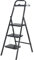 ABRU Folding 3 Tread Slimline Step Ladder with High Handrail and Tool Tray