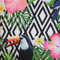 HEKO PANELS Stoff Oxford Wasserdichte Meterware Canvas-Stoff Polyester Stoff Zum Nähen Nähstoffe Möbelstoffe Dekostoffe Handwerken Wasserabweisend Blickdicht Tukane Tropen Tropical 100 x 160 cm