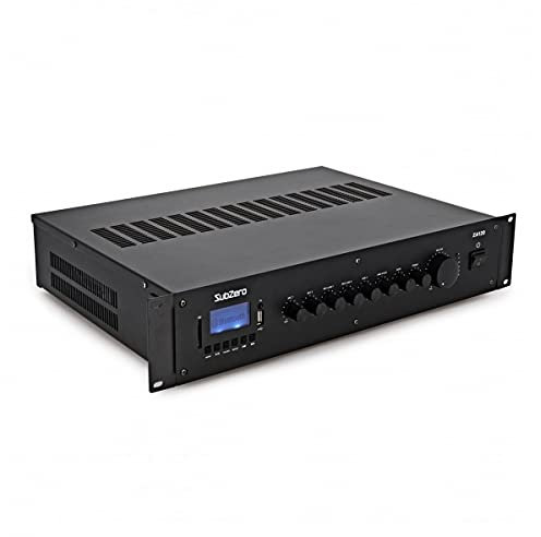 Amplificador mezclador de línea de 100V con Bluetooth SubZero - 120W RMS