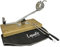 FERRETERIA LEPANTO Jamonero Giratorio basculante Giratorio, Soporte jamonero + Set de Corte con Cuchillo jamonero, chaira y Cubre Jamon: (Base Madera Nogal)