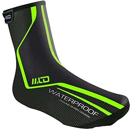 O·Lankeji Winter Schuhüberzieher Fahrrad wasserdicht Damen Herren Warm überzieher für Schuhe rutschfest Rennrad Überschuhe schwarz Fahrradschuhüberzug Halbgeschlossen MTB Fahrradschuhe