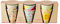 Klein Melamin Becher - Multi - 6er Pack