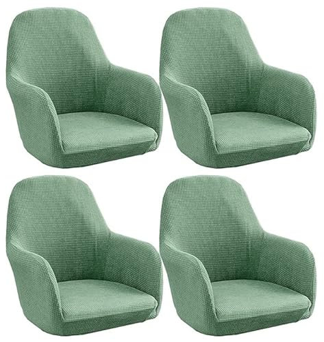 klkjk Stretch Stuhlhussen-Bezüge Stuhlbezug Mit Armlehne 2/4/6er Set Esszimmerstuhlbezug Hochlehner Stuhlbezug Schonbezug Stuhl Abdeckung Schonbezug Für Esszimmer, Büro Schutzhülle