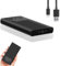 1080P 10000mAh Cámara portátil de gran capacidad, 20 horas de grabación continua, mini cámara de seguridad para niñera con sensor de gravedad, detección de movimiento, visión nocturna, sin WiFi ni