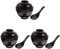 UPKOCH Japanese Noodle Pasta Bowls Set of 3 -Stylish Unbreakable Ramen Bowl with Lids and Spoons,Ideal for Miso,Soup,Instant Noodle,Rice