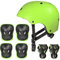 Nomady Kids - Casco Infantil con Protecciones - Niños 2 a 10 años (Medium, Verde)