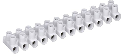 30 Stück Voxura Lüsterklemme Kabelklemme Verbindungsklemmen Kabelverbinder 12-polig bis 6mm² weiß