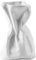 Crinkle Papiertütenvase, Papiertüte, matte Keramik-Blumenvase für moderne Heimdekoration, Hochzeit, Abendessen, Tisch, Party, Wohnzimmer, Büro, Schlafzimmer, dekoratives Geschenk (ohne Blume)