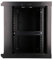 Extralink Serverschrank 19 Zoll 9HE – Netzwerkschrank 450mm Tiefe zur Wand- oder Standmontage, Traglast 60 kg, gehärtete Glastür, abschließbar 180° Öffnung, schwarz – für Heimnetzwerk & IT-Geräte