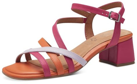 Tamaris 8-88314-42, Sandali con tacco Donna, Fucsia , 42 EU