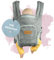 Babytrage Neugeborene ab Geburt (3 Monate) - Komfortable Baby Trage bzw. Baby Carrier für Säuglinge (bis 15kg) - Komfort Babytrage mit Mützchen
