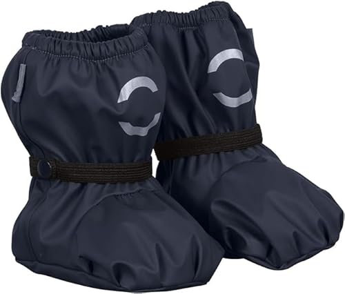 Mikk-line PU Regenfüßlinge mit Fleecefutte Blue Nights 80 | OEKO-TEX Standard 100 zertifiziert | Wasserdicht mit einer Wassersäule von 8.000 mm | Winddicht und isolierend | Kein PFAS hinzugefüg