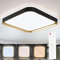ZMH Deckenlampe LED Deckenleuchte Schlafzimmer - Ø30cm Schlafzimmerlampe Dimmbar mit Fernbedienung 32W Flur Deckenbeleuchtung Schwarz Gold Flurlampe Modern Küchenlampe Quadratisch für Wohnzimmer Küche