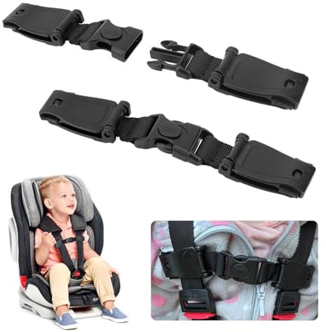 DUOCIYUAN Abschnallschutz Kindersitz, 2 Stück Autositz Brustgurt Clip Gurtsicherung Kindersitz Kindersicherheitsgurt Schnalle Gurt für Autositze Kinderwagen Kinderhochstühle Fahrradsitze
