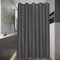 EurCross Duschvorhang 150x180 Schmaler Textil Stoff Badvorhang für Badezimmer, Wasserdicht und Trocknet Schnell,Dunkelgrau Antischimmel Waschbar Duschvorhänge mit 10 Ringen