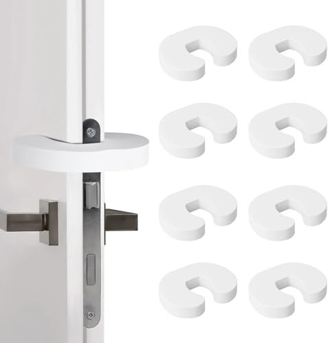 Fermaporta Bambini, Romon 8 Pezzi Sicurezza Schiuma Di Protezione per le Dita Fermaporta Bambini Sicurezza per Bambini Fermaporta per Bambini Paraspigoli di Protezione Salva Dita Salvadita per Porte