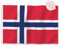 Aoihrraan Norwegen Flagge 80x120cm Doppelseitige Norwegische Flaggen Banner Für Outdoor Feiern Haus Garten Veranda Party Dekoration Fahnen Mit 2 Stabilen Ösen Präzision Maschine Genäht