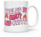 Book Lover Mugs - Fuelled by Smut and Coffee - Hand Printed Range of Coffee Cups for Anyone who Loves to Read - Beautiful Glossy Printed Mug