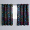 OHS Gaming Curtains - Blackout Eyelet Two Panel Curtains for Boys Bedroom - Energy Saving Light Blocking - Black, 46 x 54