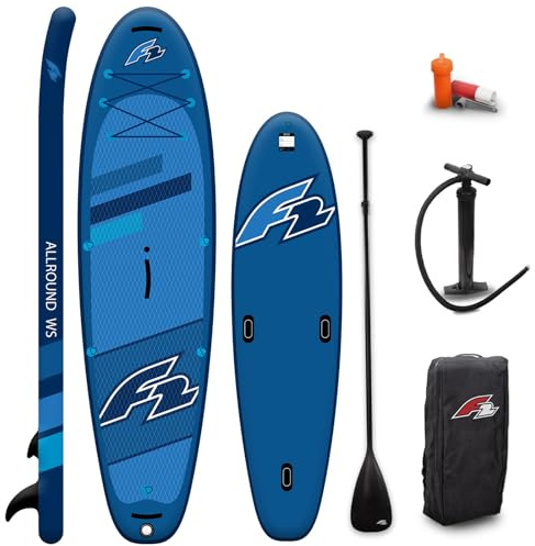 F2 SUP Stand Up Paddle Board Allround Air WS Größe wählbar Blau