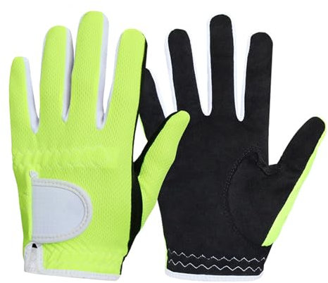 YIZITU Kinder-Golfhandschuhe, bequeme Golfhandschuhe, atmungsaktiv, Golferhandschuhe für Jungen und Mädchen, Jugendtraining