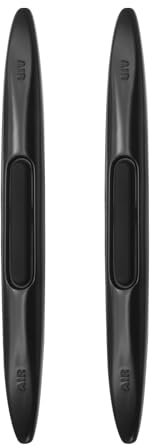 sourcing map 2pcs Car Door Edge Guards Protectors Anti-Collision Side Door Edge Protector Trim Strip Anti-Scratch Universal Vehicle Exterior Accessories for SUV Pickup Truck, Black