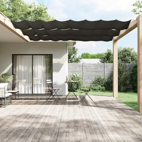 Toldo vertical antracita 100x600 cm tela Oxford