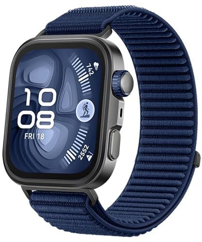 SimpleThings Brazalete deportivo compatible con Huawei Watch Fit 4/4 Pro/3, correa deportiva de nailon para Huawei Watch Fit 3/4/4 Pro, hombre y mujer