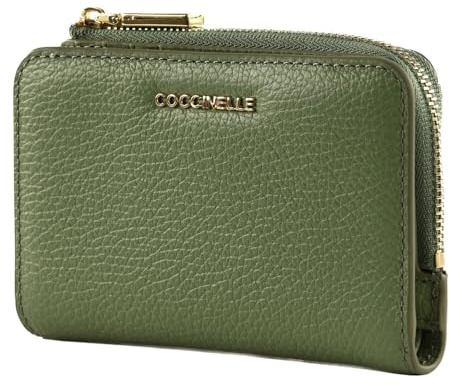 COCCINELLE Metallic Soft Wallet Greenery