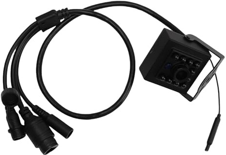 Luocute CMOS Low Light Camera, Aluminium Alloy Birdhouse Camera Module with H.265, H.264 Compression, Wide, 1080P USB Webcam Board for Machine Visioning, ATM, Robot (2MP)