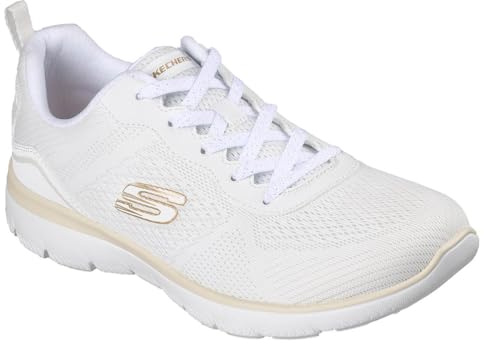 Skechers Damen 2026 Summits Quiet Dream atmungsaktiv Memory Foam Sneaker | Sneaker, Weiß, Schnürung, Machine washable, Damen, Schuhe