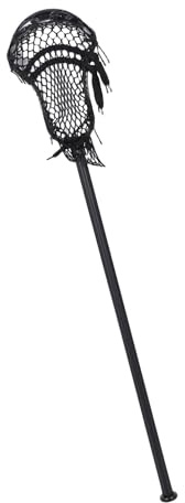Sxhlseller Herren 30 Zoll Aviation Aluminium Lacrosse Stick |Bildungsstock mit Rutschfestem Griff und Netztasche für den Wettkampf (Black)