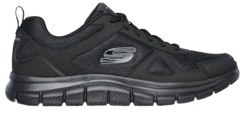Skechers Men's Track Scloric Oxford, Black, 11.5 2E US