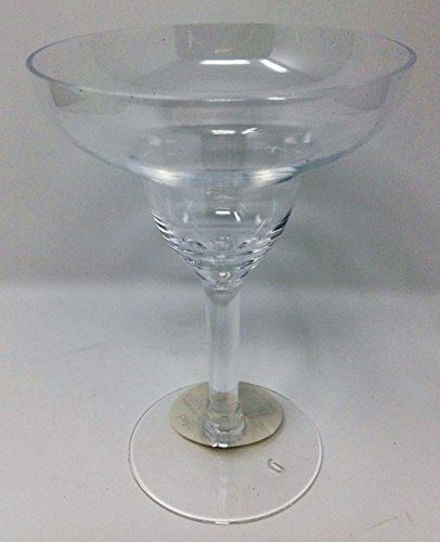 Clear Margarita Cocktail Glass Plastic 17CM Pack of 2