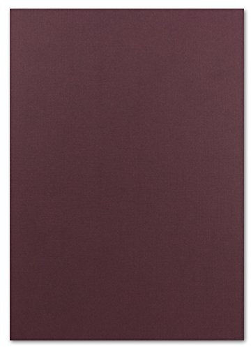 30 STÜCK Leinen- Karton DIN A4-29,7 x 21,0 cm Weinrot 240 g/m² Bastel-karton Ton-karton Ton-Papier Foto-Karton