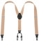 Lafayon Hosenträger Herren mit 4 Clips, Y-Back 3,5 cm Breit Hosenträger Heavy Duty Verstellbar und Elastisch mit Starken Metallclips