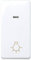 CABLEPELADO Pulsador con grabado luz Simon 27 Play | Con sistema de embornamiento rápido | 27161-64 | Intensidad: 10 A | 250V | Apto para superficie y empotrar | 22.5x45 mm | Color Blanco | Estrecho
