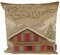 440s Gobelin Kissen Chalet Bergwelt, ca. 45x45cm | MM-EVKSCGW | 8716522063332