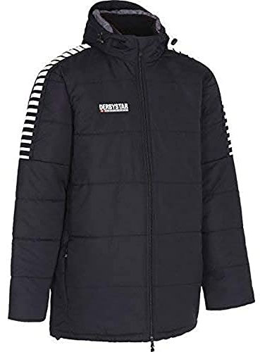 Derbystar Unisex Kinder Hyper stadion jakke Kinder Jacke, schwarz weiss, 164 EU