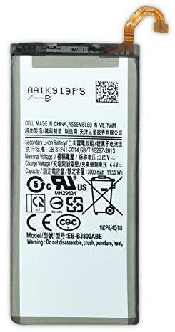 Batteria interna compatibile con Samsung Galaxy A6 (2018) / J6 (2018) + Kit attrezzi |EB-BJ800ABE