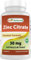 Best Naturals Zinc 30mg Supplements (as Zinc Citrate) - zinc Vitamins for Adults Immune Support - 120 Tablets (120 Count (Pack of 1))