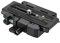 Andoer Piastra a sgancio rapido per fotocamera, professionale, con supporto a sgancio rapido, compatibile con Manfrotto 501 500 Ah 701HDV 503HDV Q5