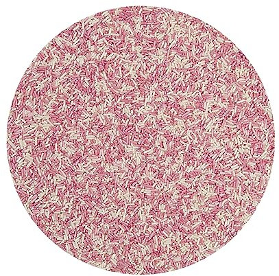 BrandNewCake® Granella di Cioccolato Rosa/Bianco 700gr - Decorazioni per Torte - Sprinkles - Facile da Usare