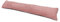 rucomfy Heavy Door Draught Excluder - 88cm Long Under Door Seal Energy Saving Draft Blocker Weather Proof Guard - Noise Reduction - 88cm x 18cm x 15cm (Waffle, Blush Pink)