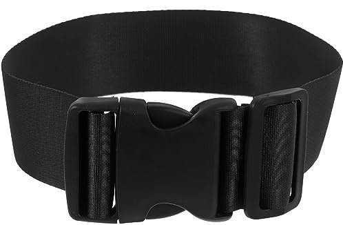 DEARMAMY Elastisch Damengürtel Gürteltasche-Verlängerung Gürteltasche Verstellbarer Elastischer Riemen Schnalle Taillenverlängerung Für Hüfttasche (50 cm Schwarz) Schultertasche