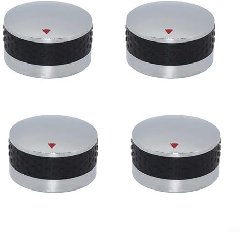 Emiif Lot de 4 boutons de commande universels pour barbecue à gaz, 58 mm/50 mm, pour cuisinière/four/grill (50 mm)