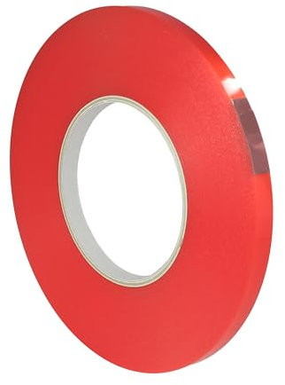 Klebeshop24 Doppelseitiges Klebeband transparent | PET-Folienklebeband | extra dünn & stark klebend | Hochleistungsklebeband aus der Industrie / 12 mm x 50 m