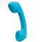 Auricular retro compatible con Bluetooth, protección contra la radiación, diseño vintage (azul)